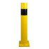 Poteau TPX Viso, mémoire de forme - A fixer - Noir-jaune H 1000 - Ø 160 mm