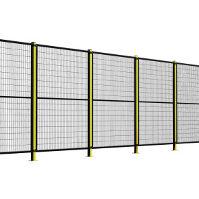 Clôture en panneau grillagé de protection machine - Usine Moreda Safety Heavy