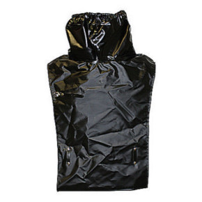 Pélerine plastique noire casque Commander