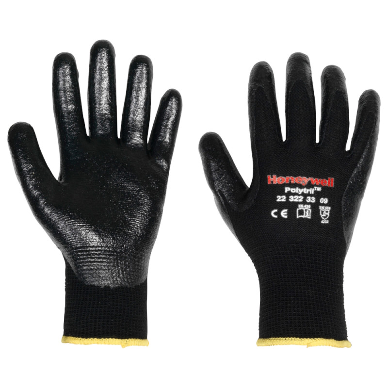 Gants manipulation pièces lourdes Polytril Mix Honeywell, boîte 10 paires