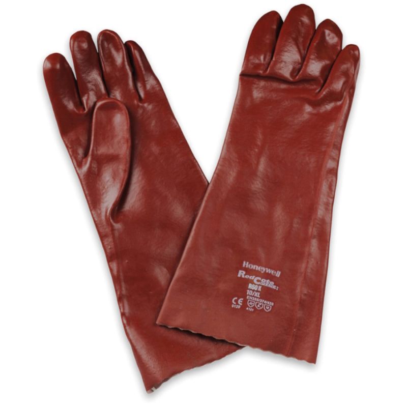Gants Redcote Plus - R60X industrie chimique et pétrochimique Honeywell, boîte 12 paires