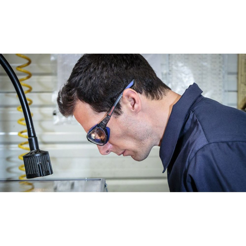 Honeywell SP1000 2G Lunettes De Sécurité Cadre Noir - Lentille Claire Antibuée, Protection Oculaire