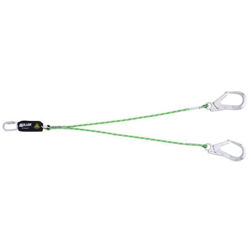 Longes doubles drisse avec absorbeur d’énergie abs. 1m +Q.T steel 17mm +2GO55 acier 55mm TA Honeywell