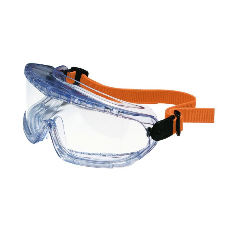 Lunette-masque antibuée avec ventilation indirecte et bandeau textile V-MAXX® CHIMIE Honeywell