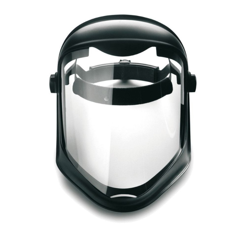 Ecran facial intégral BIONIC® transparent avec visière sans revêtement PC Honeywell